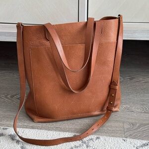 Madewell Leather Medium Transport Tote